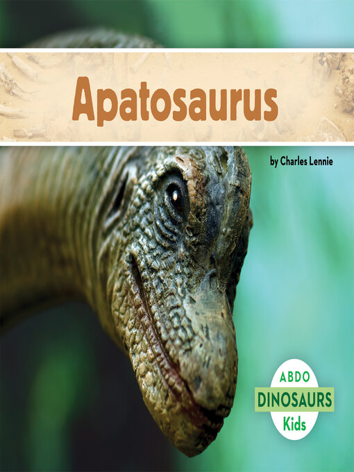 Cover image for Apatosaurus